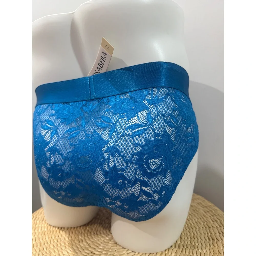 Cosabella Never Say Never Blue Lace Sports Brief Luxury‎ Italian Men's Underwear
